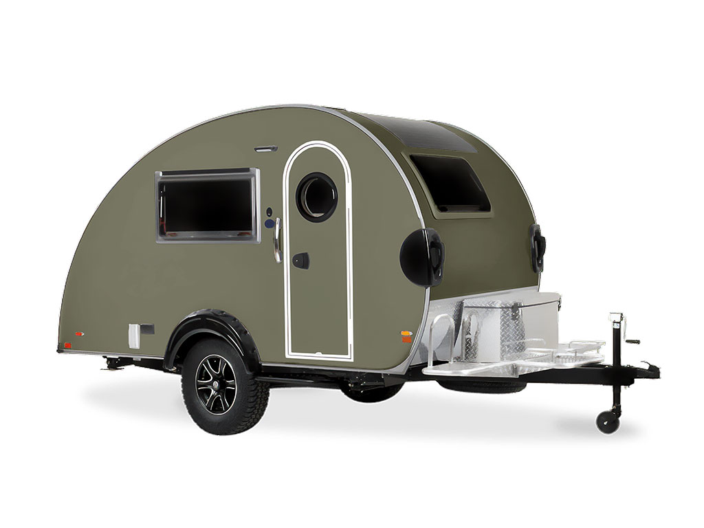 Avery Dennison™ SW900 Satin Khaki Green Travel Trailer Wraps