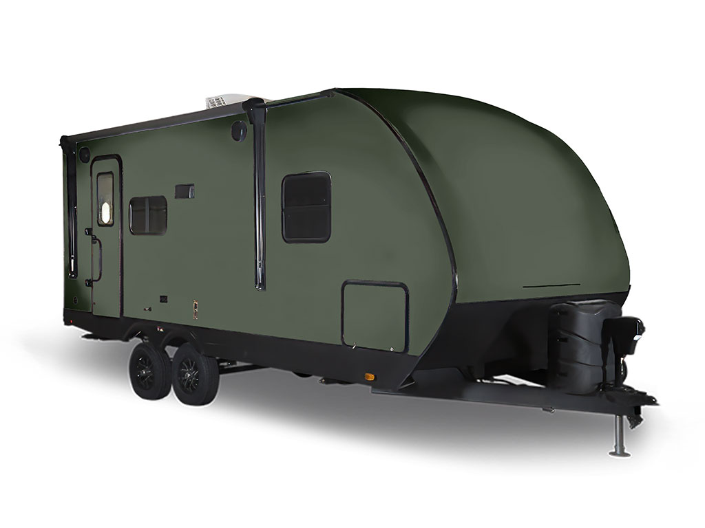 Avery Dennison SW900 Matte Olive Green Travel Trailer Wraps