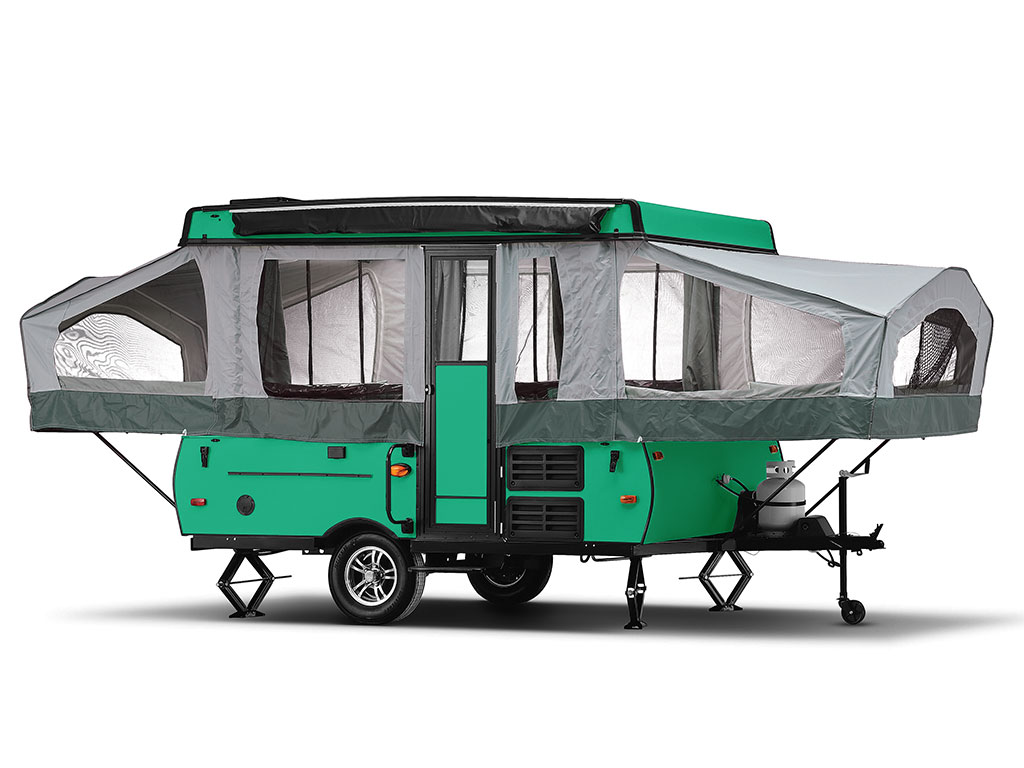 Avery Dennison SW900 Gloss Emerald Green Pop-Up Camper