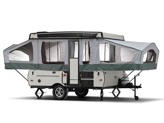 Avery Dennison SW900 Satin Silver Metallic Pop-Up Camper