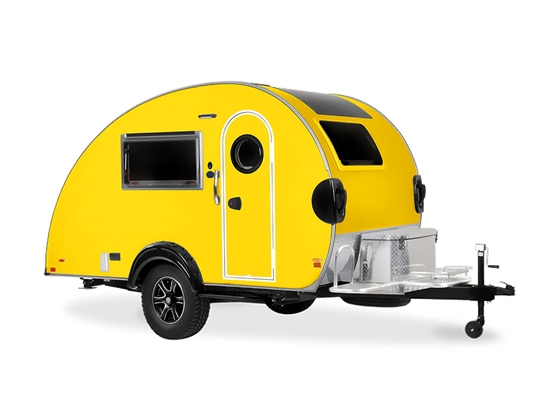 ORACAL 970RA Gloss Crocus Yellow DIY Tear Drop Trailer Wraps