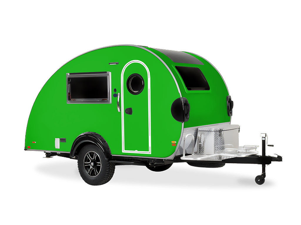 ORACAL 970RA Gloss Grass Green DIY Tear Drop Trailer Wraps