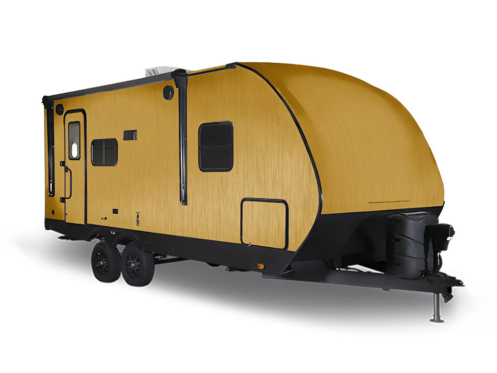 ORACAL 975 Brushed Aluminum Gold Travel Trailer Wraps