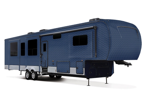 ORACAL 975 Honeycomb Deep Blue Do-It-Yourself 5th Wheel Travel Trailer Wraps