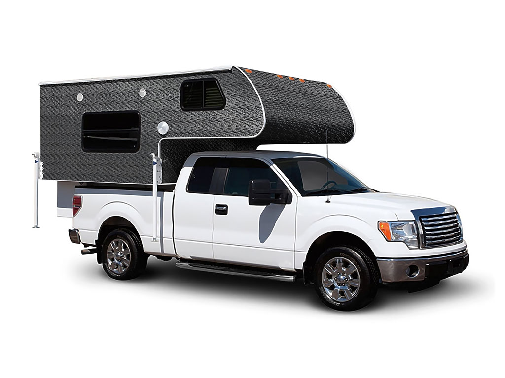 Rwraps 3D Carbon Fiber Black (Digital) Truck Camper Wraps