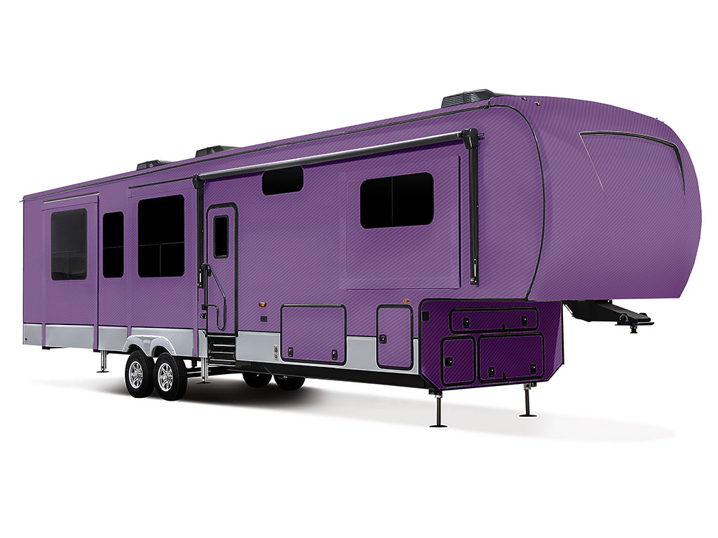 Rwraps™ 3D Carbon Fiber Purple Travel Trailer Wraps | Travel