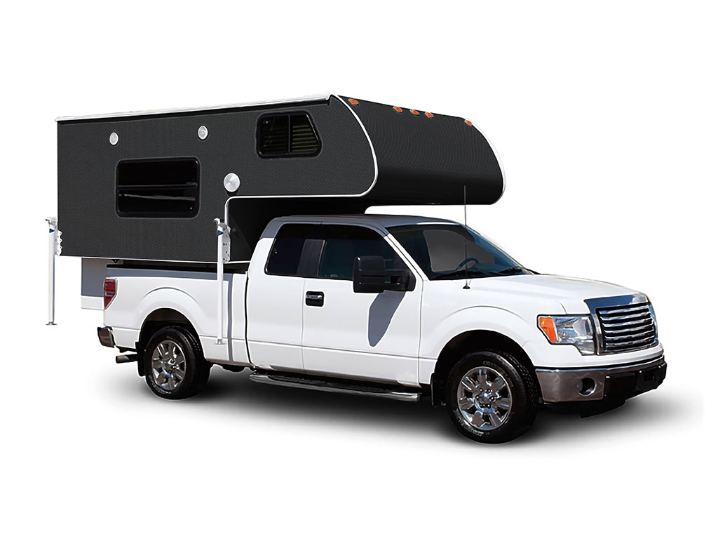 Rwraps 4D Carbon Fiber Black Truck Camper Wraps