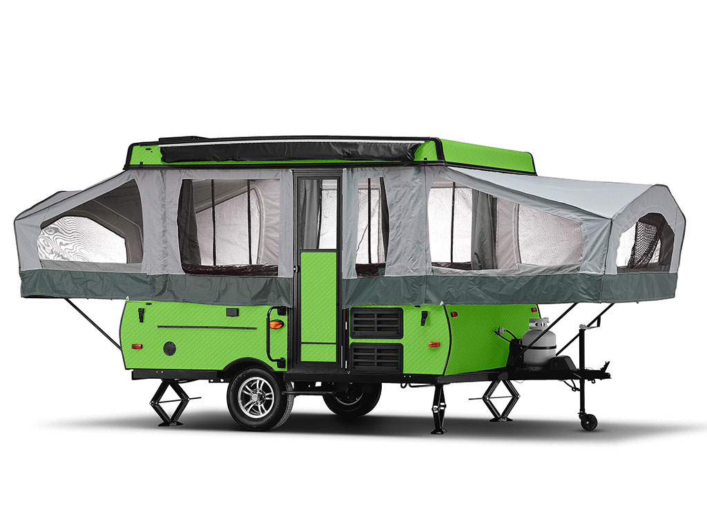 Rwraps 4D Carbon Fiber Green DIY Truck Camper Wraps