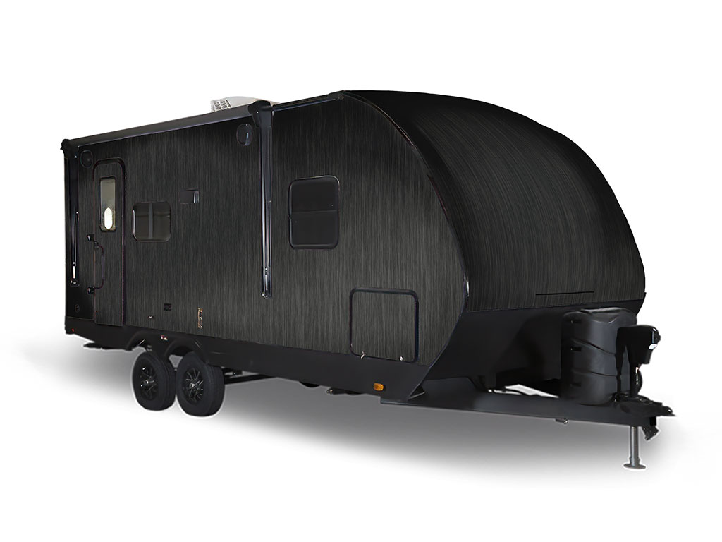 Rwraps Brushed Aluminum Black 5th Wheel Travel Trailer Wraps