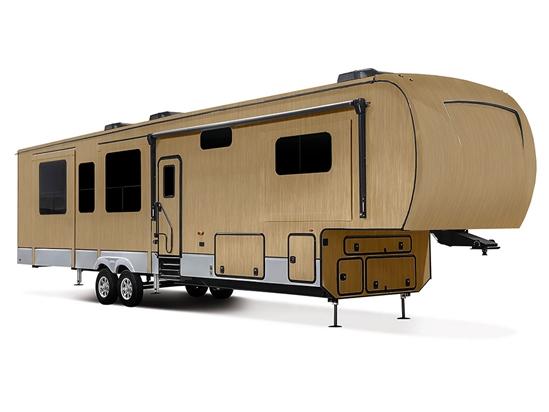 Rwraps Brushed Aluminum Gold Do-It-Yourself 5th Wheel Travel Trailer Wraps
