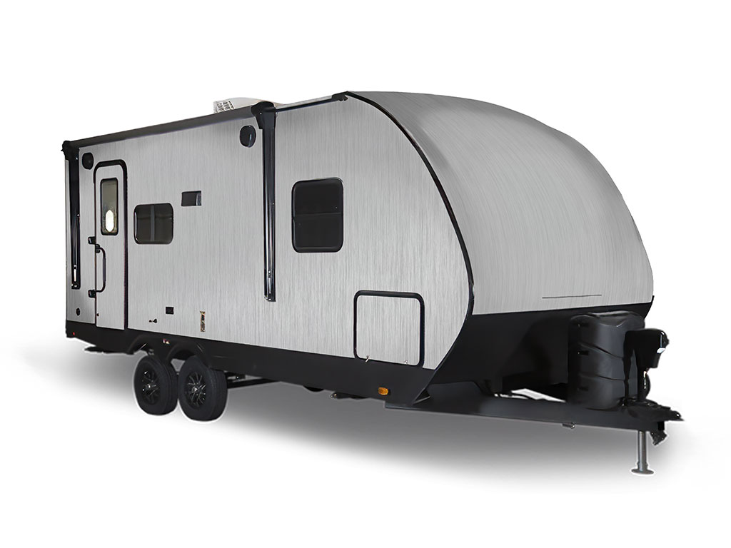 Rwraps Brushed Aluminum Silver Travel Trailer Wraps