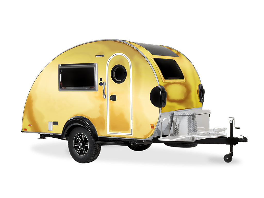 Rwraps Chrome Gold Do-It-Yourself Truck Camper Wraps