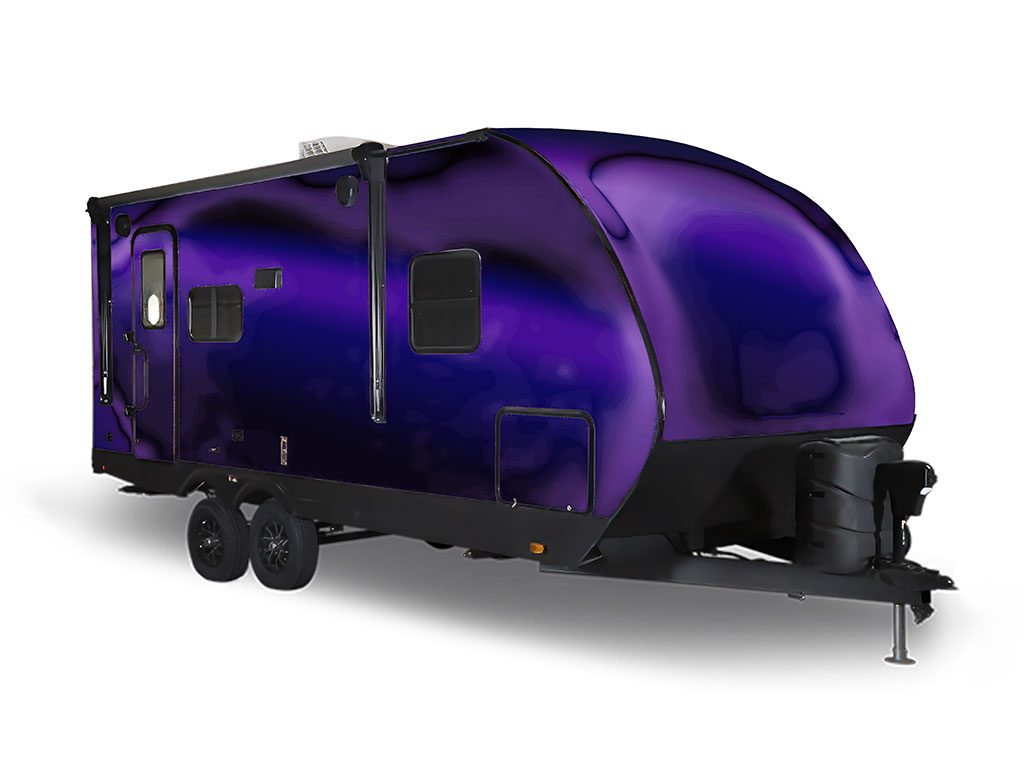 Rwraps™ 3D Carbon Fiber Purple Travel Trailer Wraps | Travel