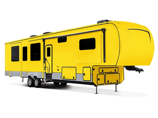 Rwraps Gloss Yellow (Maize) Do-It-Yourself 5th Wheel Travel Trailer Wraps