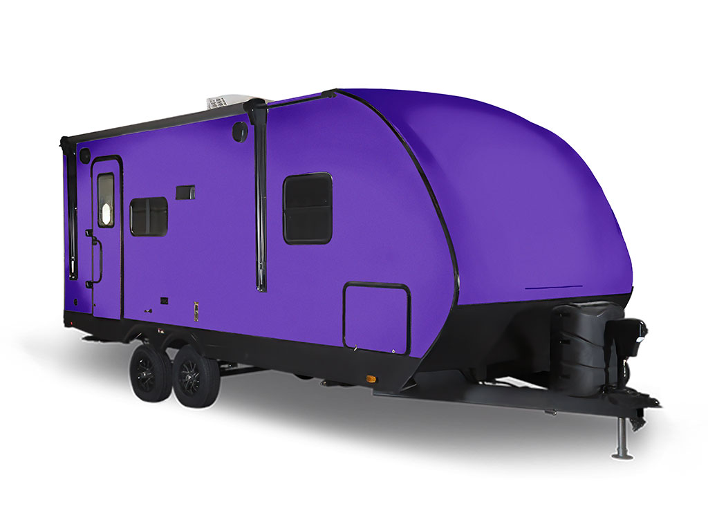 Rwraps Gloss Metallic Dark Purple Travel Trailer Wraps