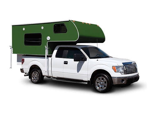 Rwraps™ Gloss Metallic Green Mamba Truck Camper Wraps