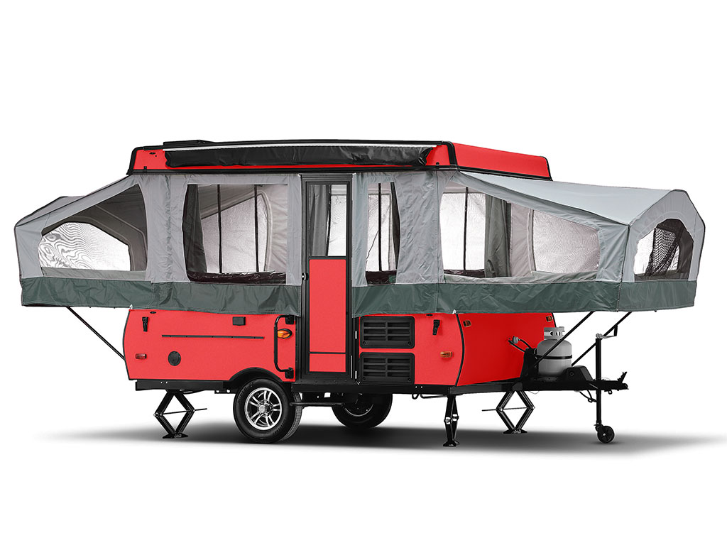 Rwraps Gloss Metallic Red Pop-Up Camper