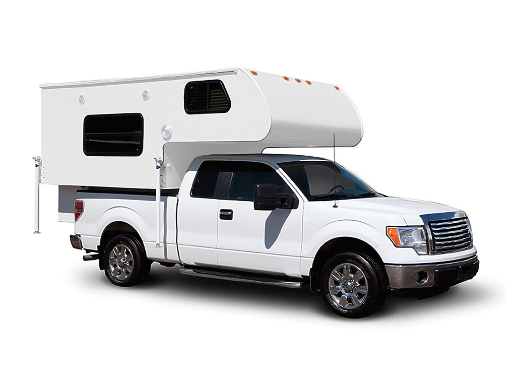 Rwraps Gloss Metallic White Truck Camper Wraps