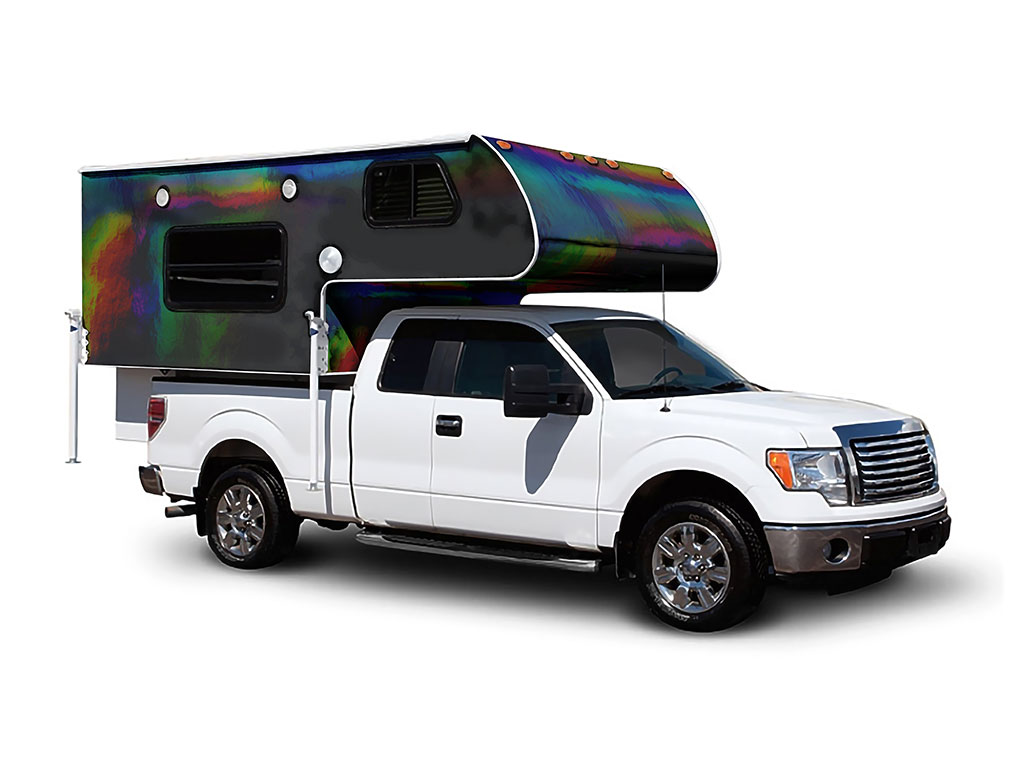 Rwraps Holographic Chrome Black Neochrome Truck Camper Wraps