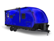 Rwraps Holographic Chrome Blue Neochrome Travel Trailer Wraps