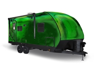 Rwraps Holographic Chrome Green Neochrome Travel Trailer Wraps