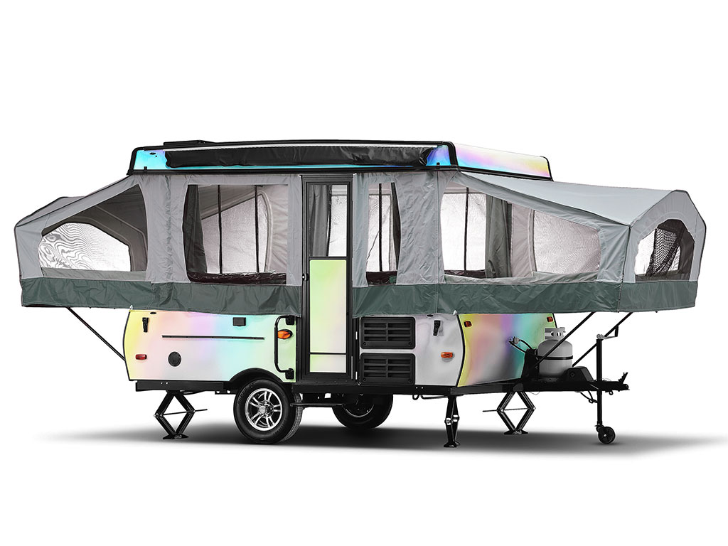 Rwraps Holographic Chrome Silver Neochrome (Matte) DIY Truck Camper Wraps