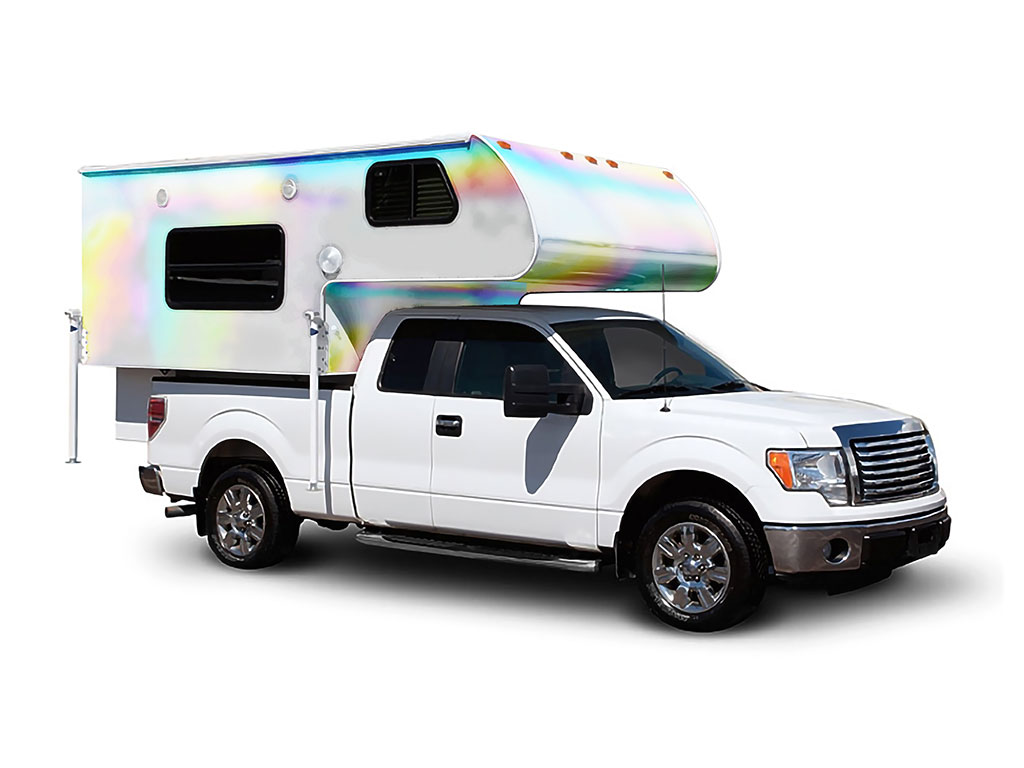 Rwraps Holographic Chrome Silver Neochrome (Matte) Truck Camper Wraps