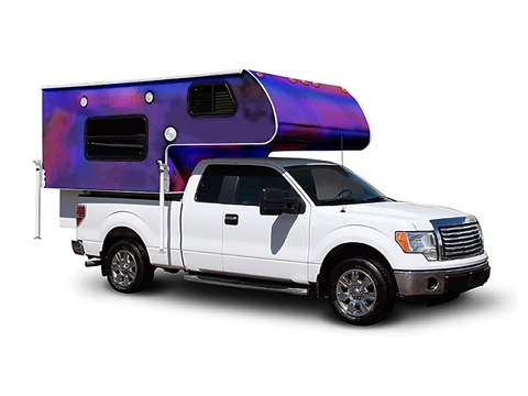 Rwraps™ Holographic Chrome Purple Neochrome Truck Camper Wraps