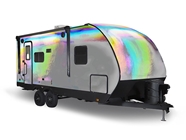 Rwraps Holographic Chrome Silver Neochrome Travel Trailer Wraps