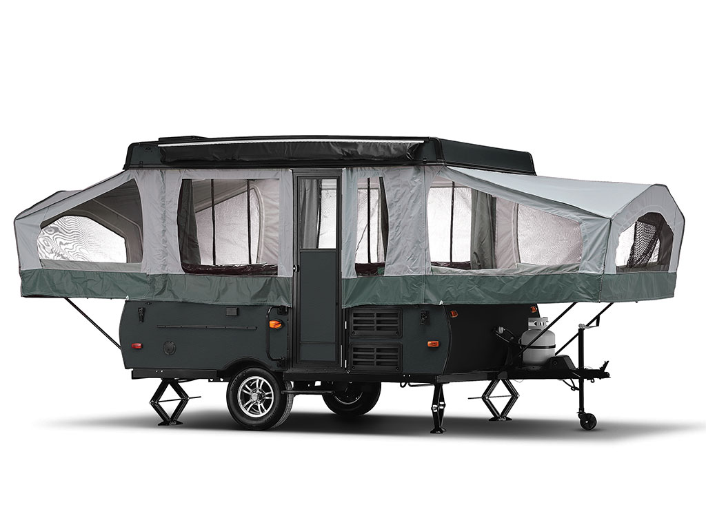 Rwraps Leather Black Pop-Up Camper