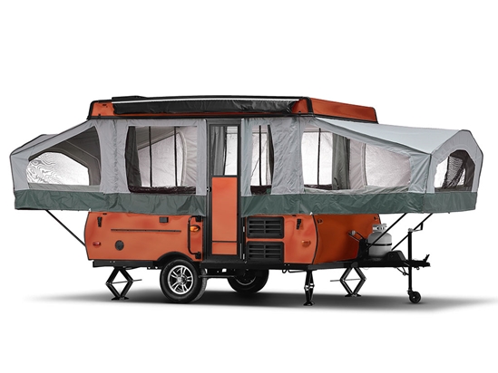 Rwraps Matte Chrome Bronze Pop-Up Camper