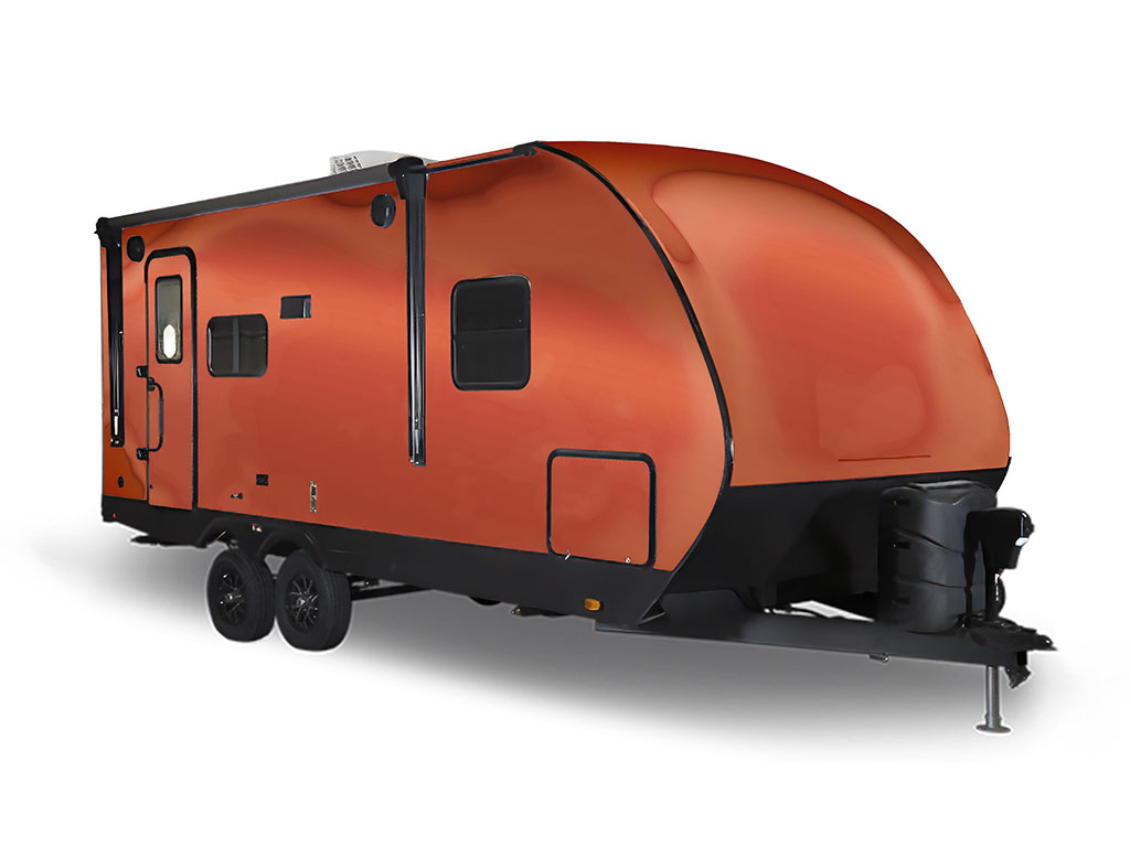 Rwraps Matte Chrome Bronze Travel Trailer Wraps