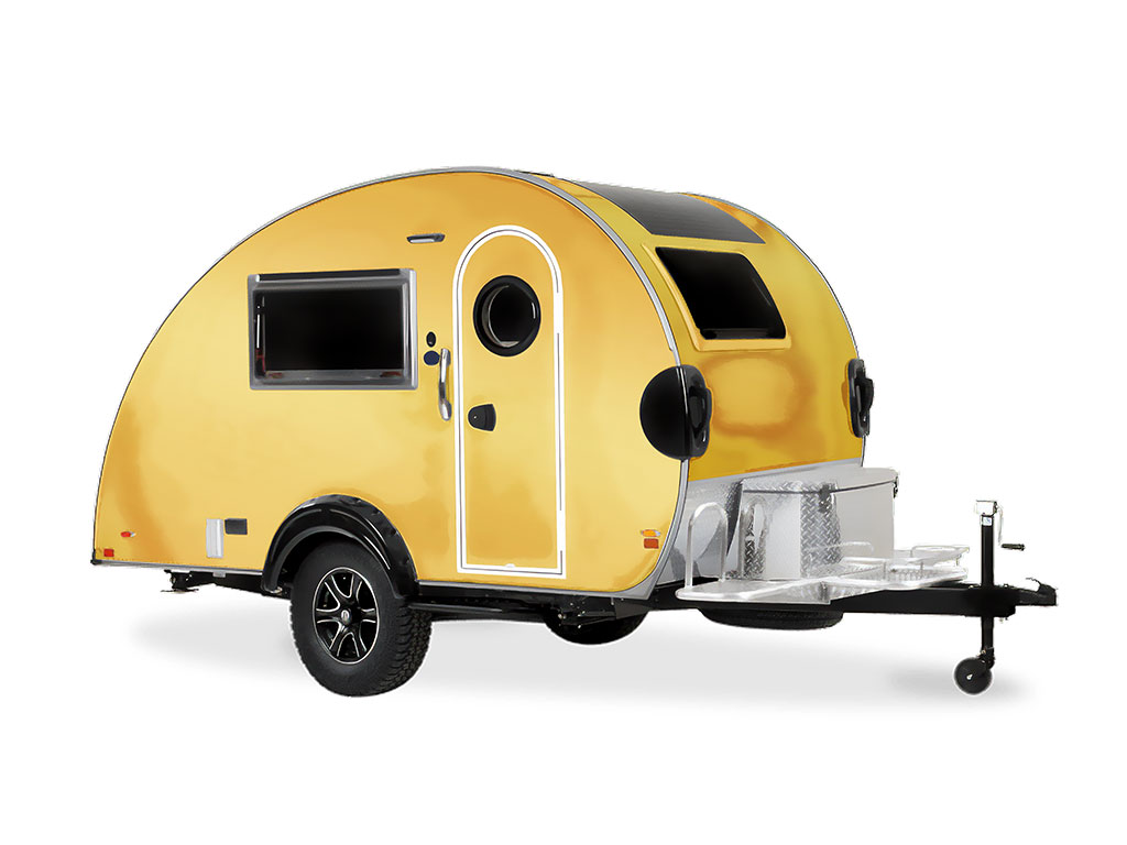 Rwraps Matte Chrome Gold Do-It-Yourself Truck Camper Wraps