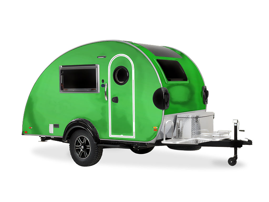 Rwraps Matte Chrome Green Do-It-Yourself Truck Camper Wraps