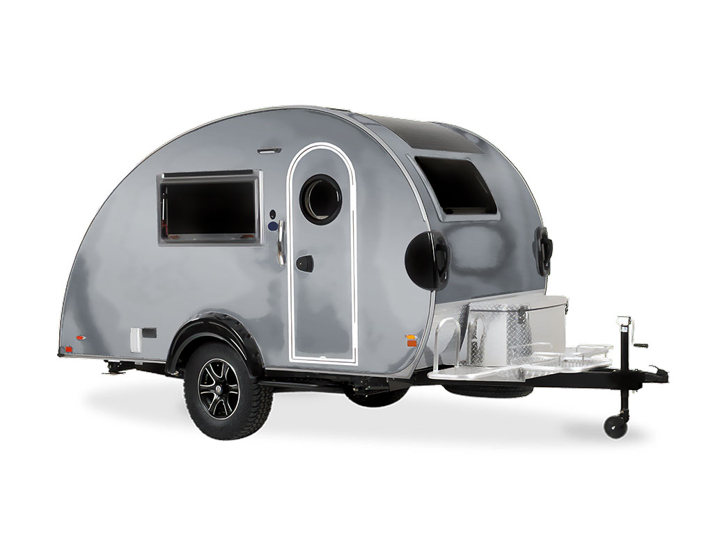 Rwraps Matte Chrome Dark Gray Fog (Metallic) Do-It-Yourself Truck Camper Wraps