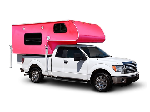 Rwraps™ Matte Chrome Pink Rose Truck Camper Wraps