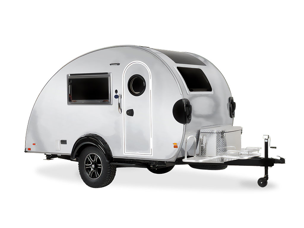 Rwraps Matte Chrome Silver Do-It-Yourself Truck Camper Wraps