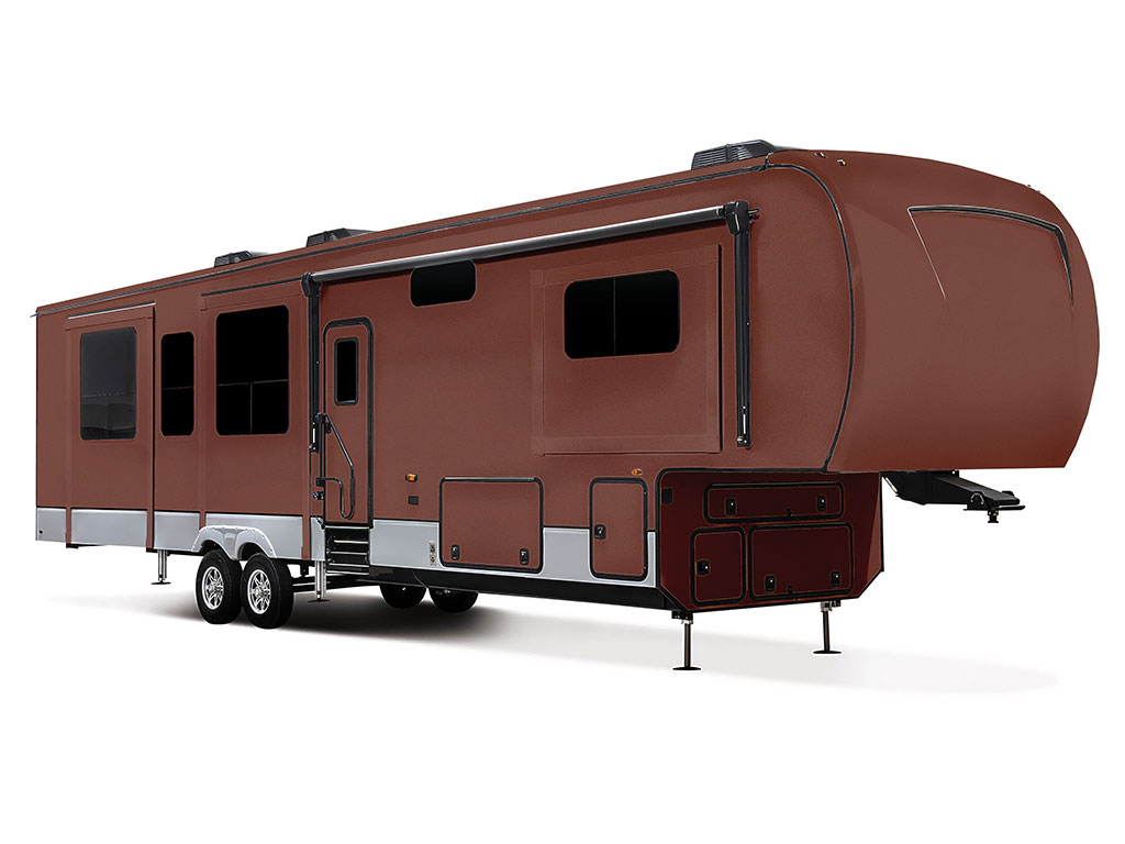 Rwraps Satin Metallic Flame Red Do-It-Yourself 5th Wheel Travel Trailer Wraps