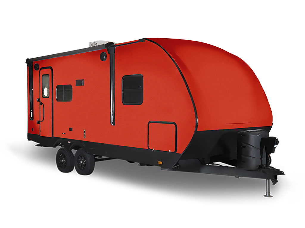 Rwraps Satin Metallic Red 5th Wheel Travel Trailer Wraps