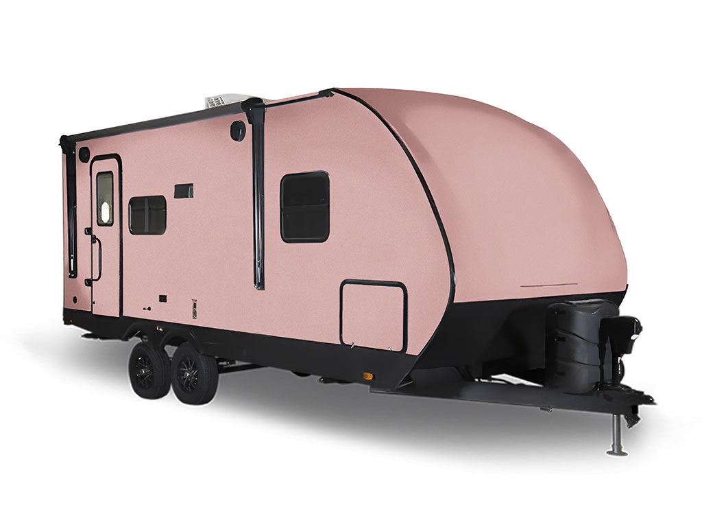 Rwraps Satin Metallic Rose Gold Travel Trailer Wraps