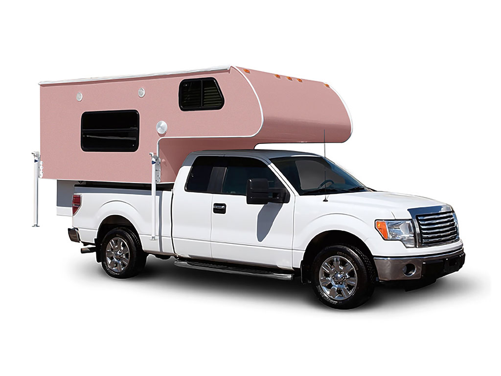 Rwraps Satin Metallic Rose Gold Truck Camper Wraps