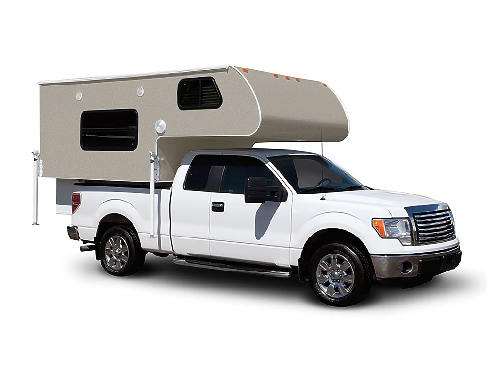 Rwraps Satin Metallic Silver Truck Camper Wraps