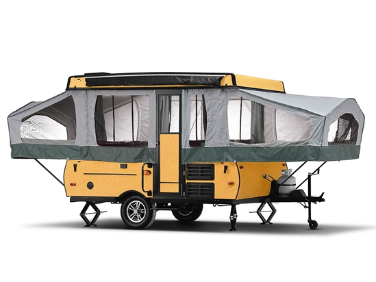 Rwraps Velvet Yellow Pop-Up Camper