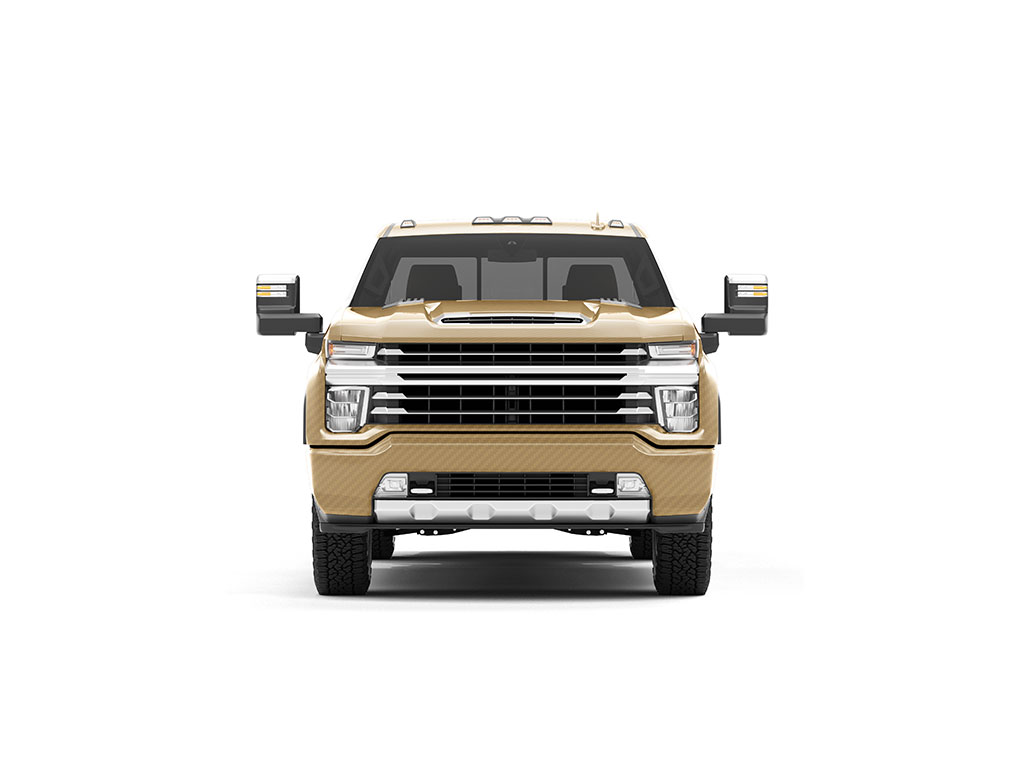 Rwraps 3D Carbon Fiber Gold DIY Truck Wraps