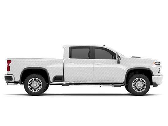 Rwraps 3D Carbon Fiber White Do-It-Yourself Truck Wraps