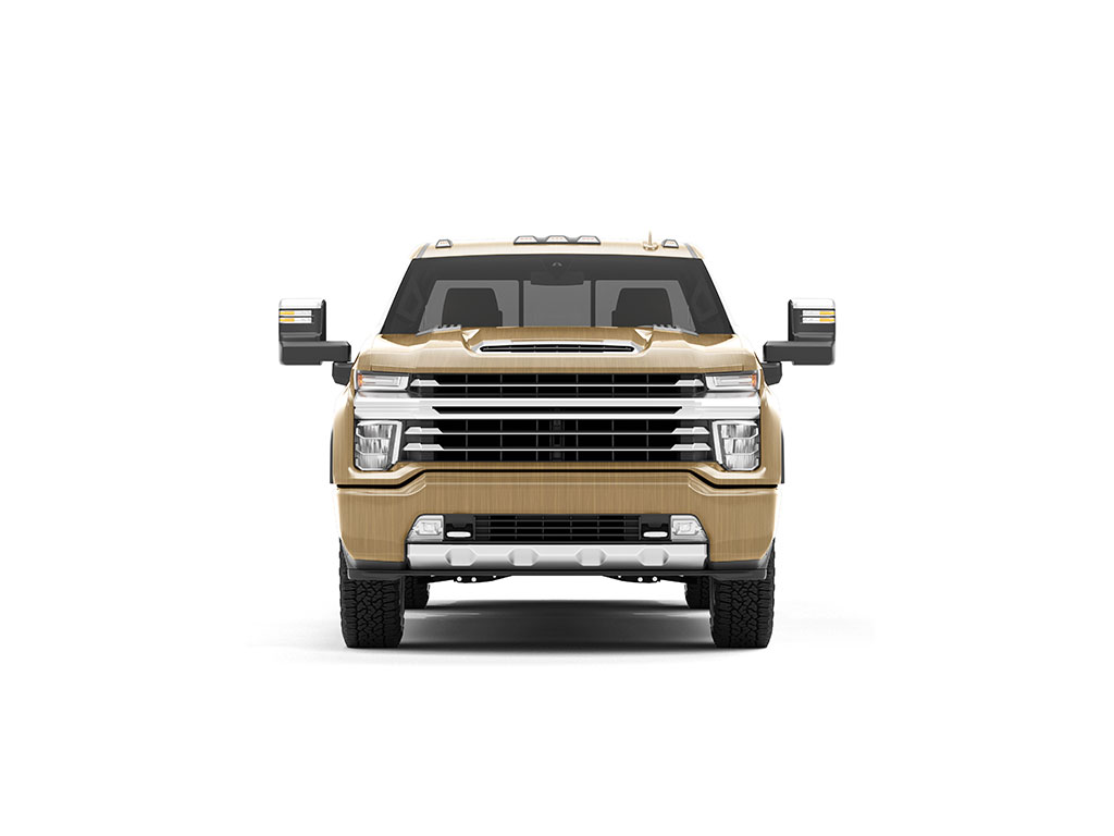 Rwraps Brushed Aluminum Gold DIY Truck Wraps