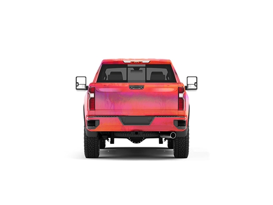 Rwraps Holographic Chrome Red Neochrome Truck Vinyl Wraps