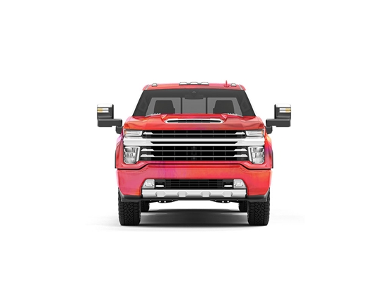 Rwraps Holographic Chrome Red Neochrome DIY Truck Wraps