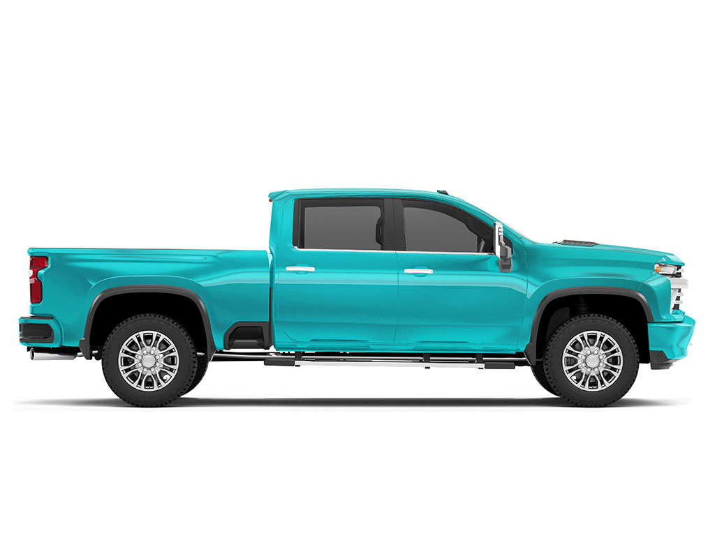 Rwraps Matte Chrome Teal Do-It-Yourself Truck Wraps