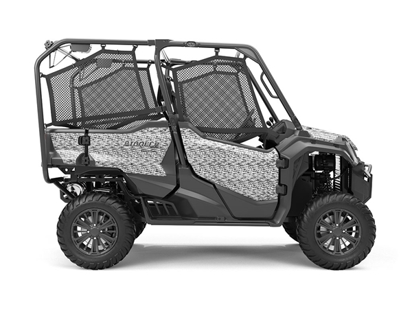 Rwraps 3D Carbon Fiber Silver (Digital) Do-It-Yourself UTV Wraps